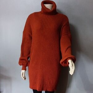 Women's Long Turtleneck Sweater